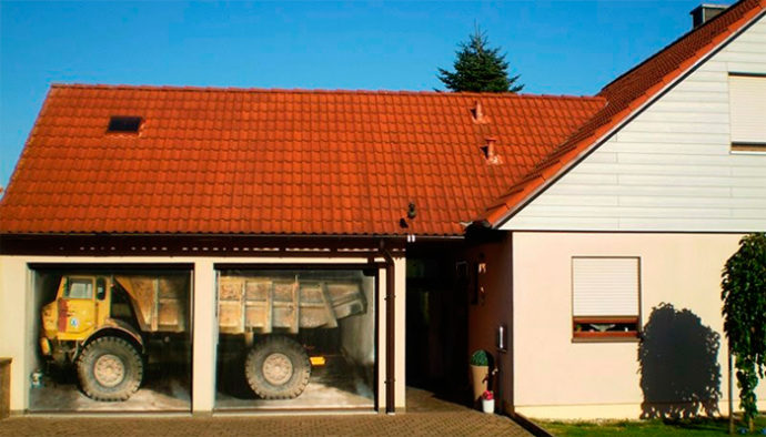 Curiosos vinilos para que la puerta de tu garaje llame la atención